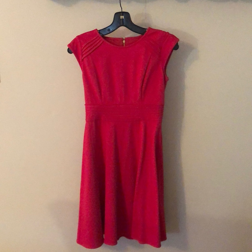Eliza J size 0P fuscia fit and flare dress.